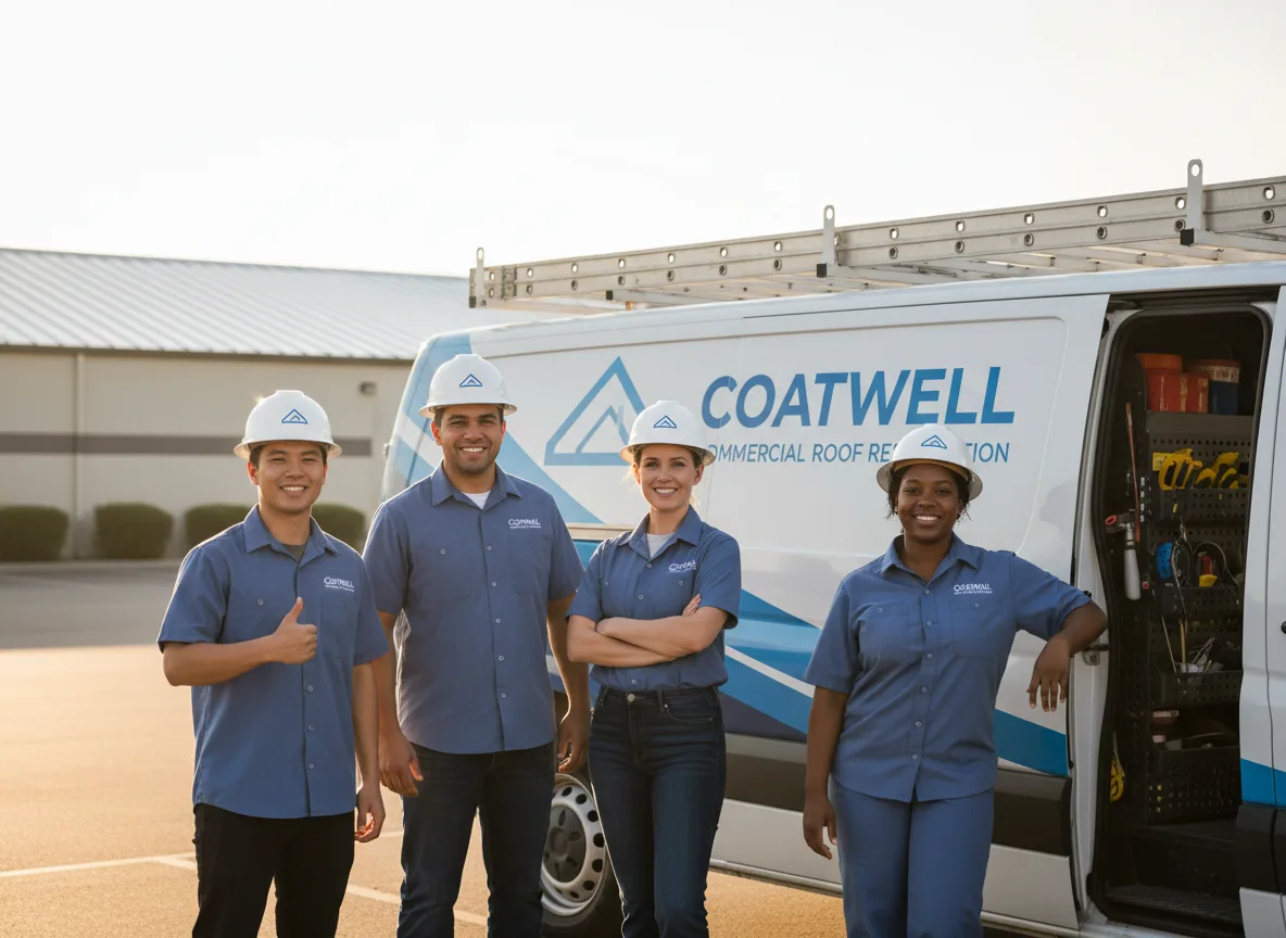 Commercial roof coating company in Brooklyn, WI